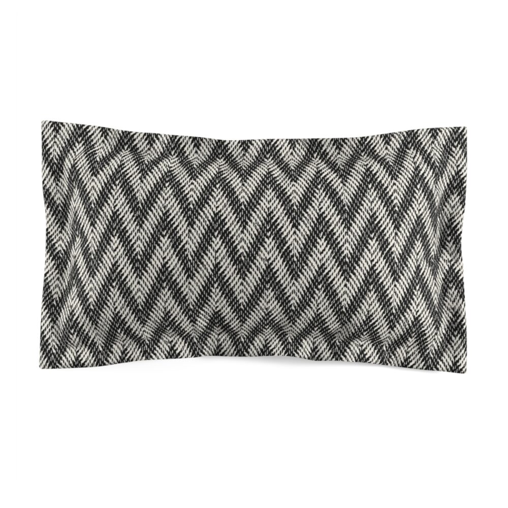 Black Chevron King Pillow Shams