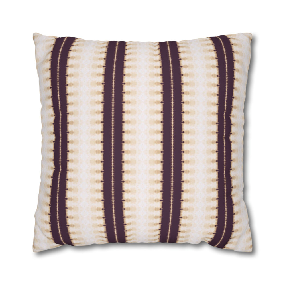 Beige Geometric Euro Shams