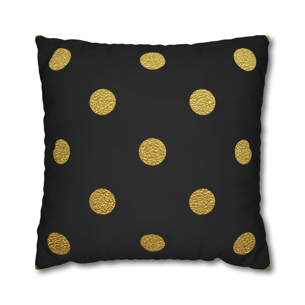Black & Gold Euro Shams