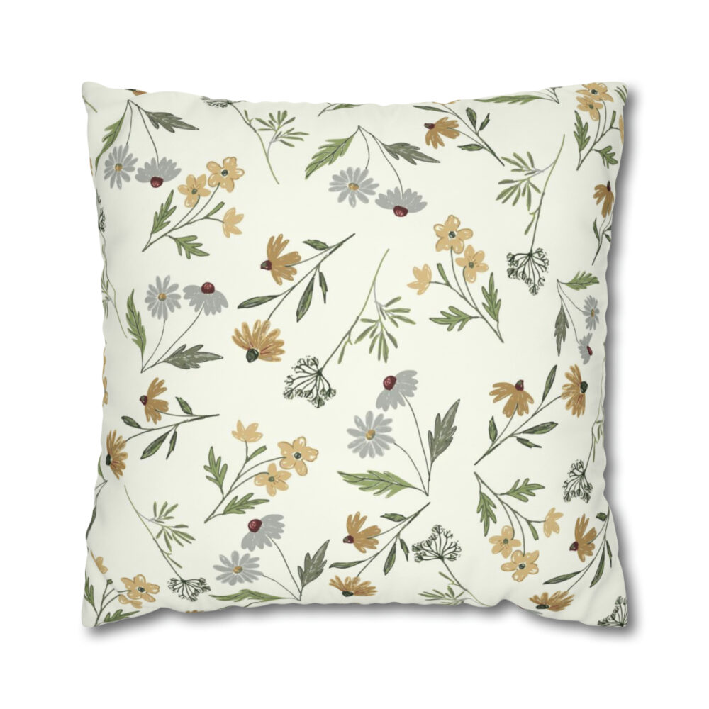 Sunflower Euro Pillow Shams