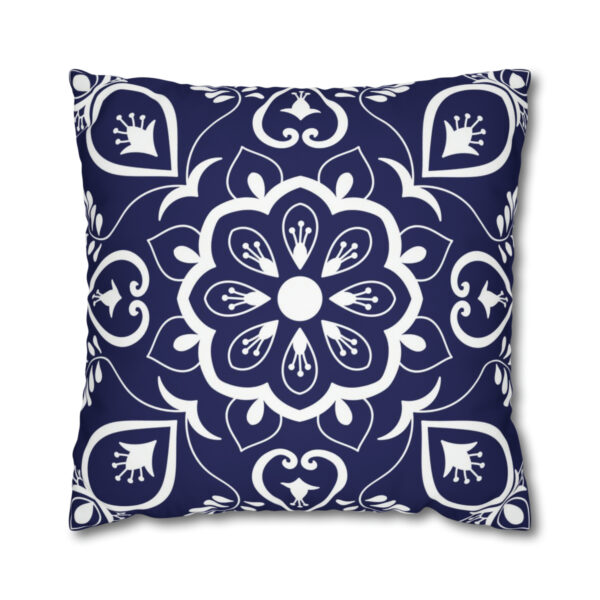 Blue and White Floral Euro Shams