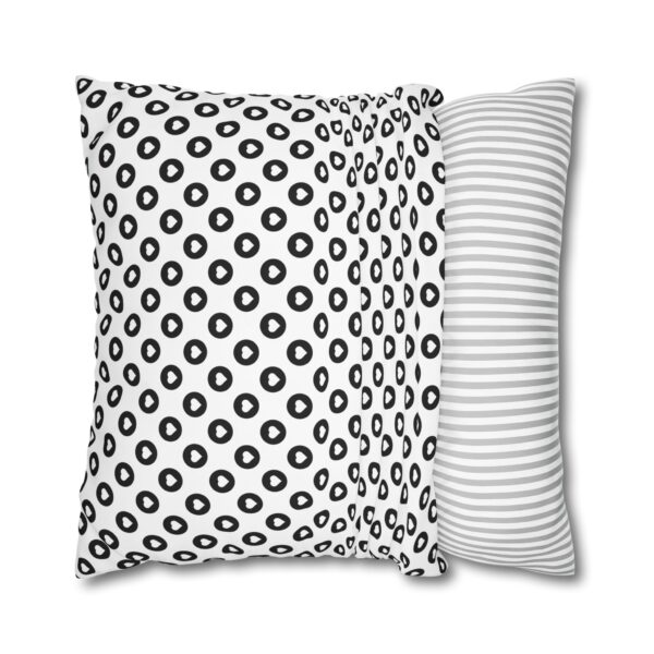 Polka Dot White Pillow