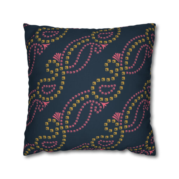 Pink Paisley Design Throw Pillows