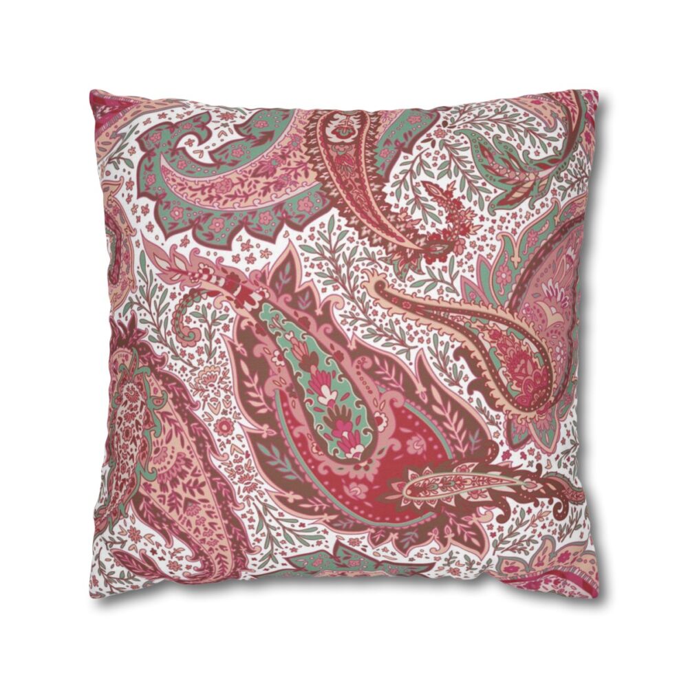 Pink Paisley Pillow Covers