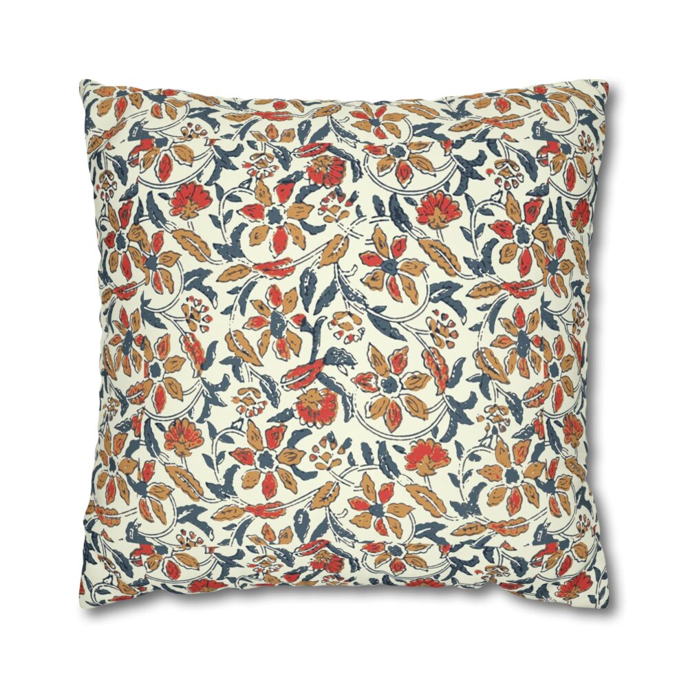Block Print Euro Pillow Covers